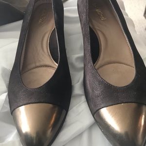 Beautifeel Alice bronze/brown kitten heels